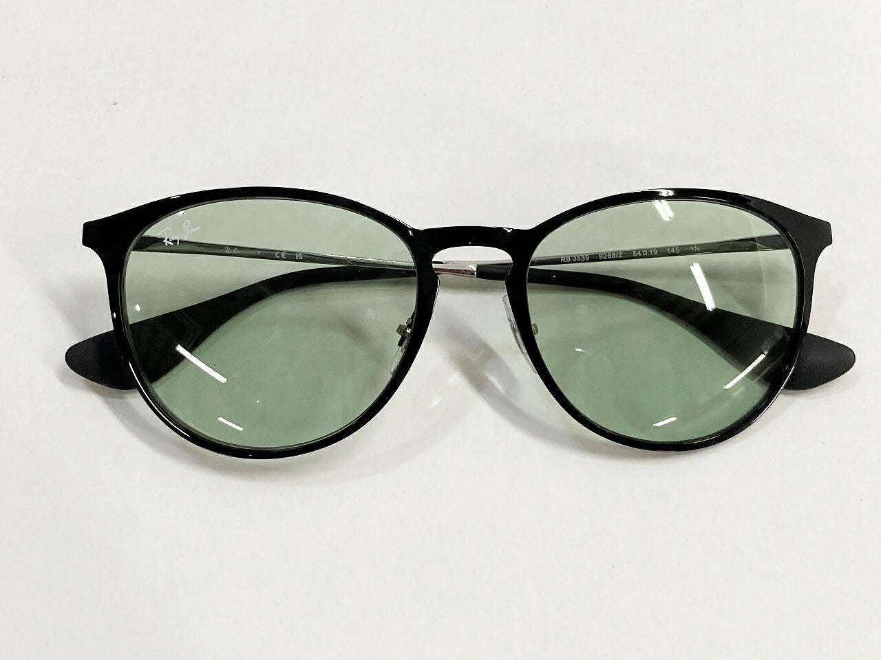 ERIKA METAL Ray-Ban RB3539 Black Tint Sunglasses Size 54