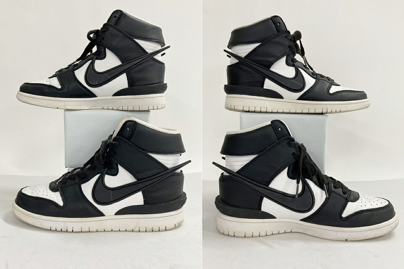 AMBUSH x Nike Dunk High Black/White Sneakers Size 27cm