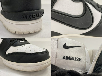AMBUSH x Nike Dunk High Black/White Sneakers Size 27cm