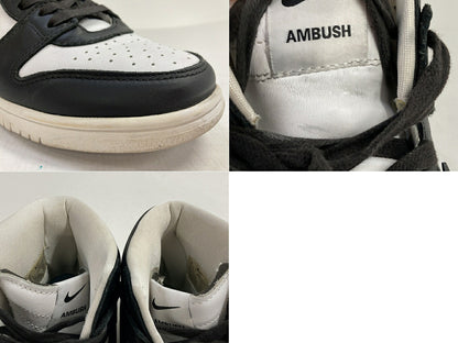AMBUSH x Nike Dunk High Black/White Sneakers Size 27cm