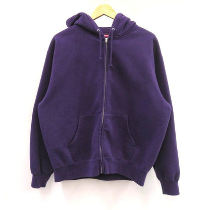Supreme 26SS Cut Out Zip Up Hoodie Purple Size M