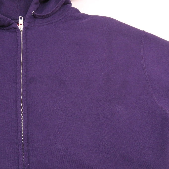 Supreme 26SS Cut Out Zip Up Hoodie Purple Size M
