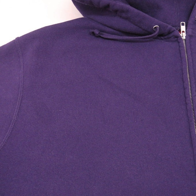 Supreme 26SS Cut Out Zip Up Hoodie Purple Size M