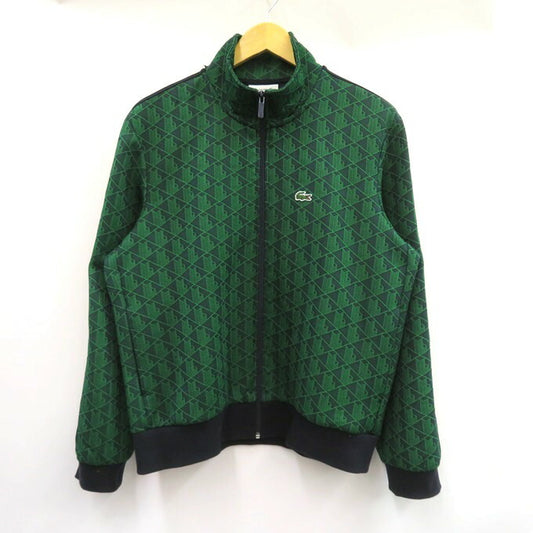 LACOSTE Monogram Jacquard Track Jacket Green Size US