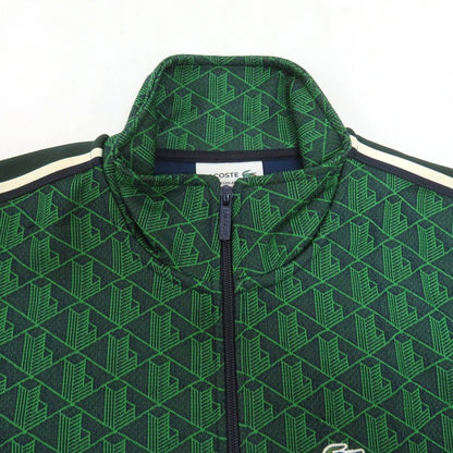LACOSTE Monogram Jacquard Track Jacket Green Size US