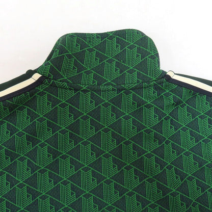 LACOSTE Monogram Jacquard Track Jacket Green Size US
