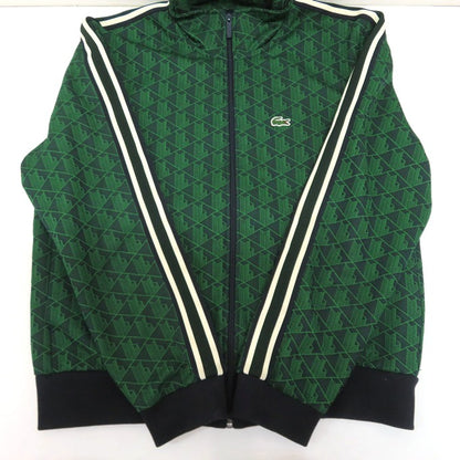 LACOSTE Monogram Jacquard Track Jacket Green Size US