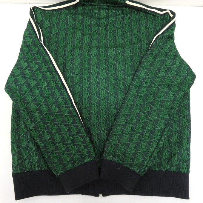 LACOSTE Monogram Jacquard Track Jacket Green Size US