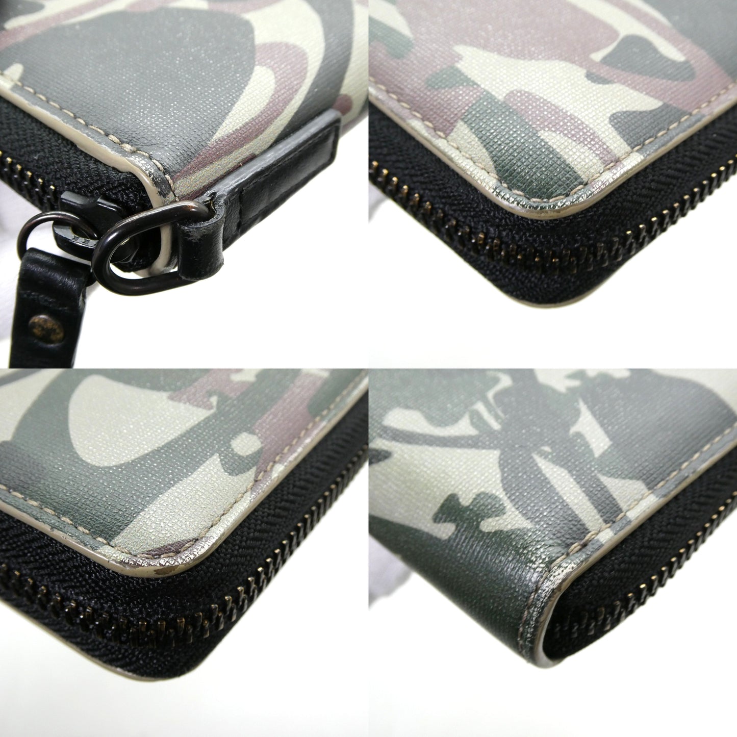 Vivienne Westwood Camo Orb Coated Long Wallet Size ONE SIZE