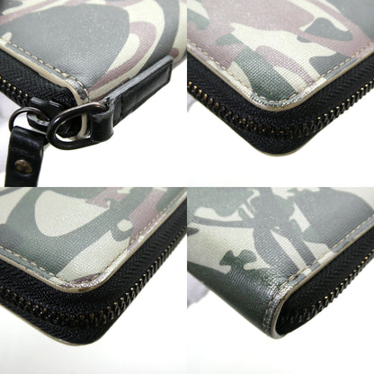 Vivienne Westwood Camo Orb Coated Long Wallet Size ONE SIZE