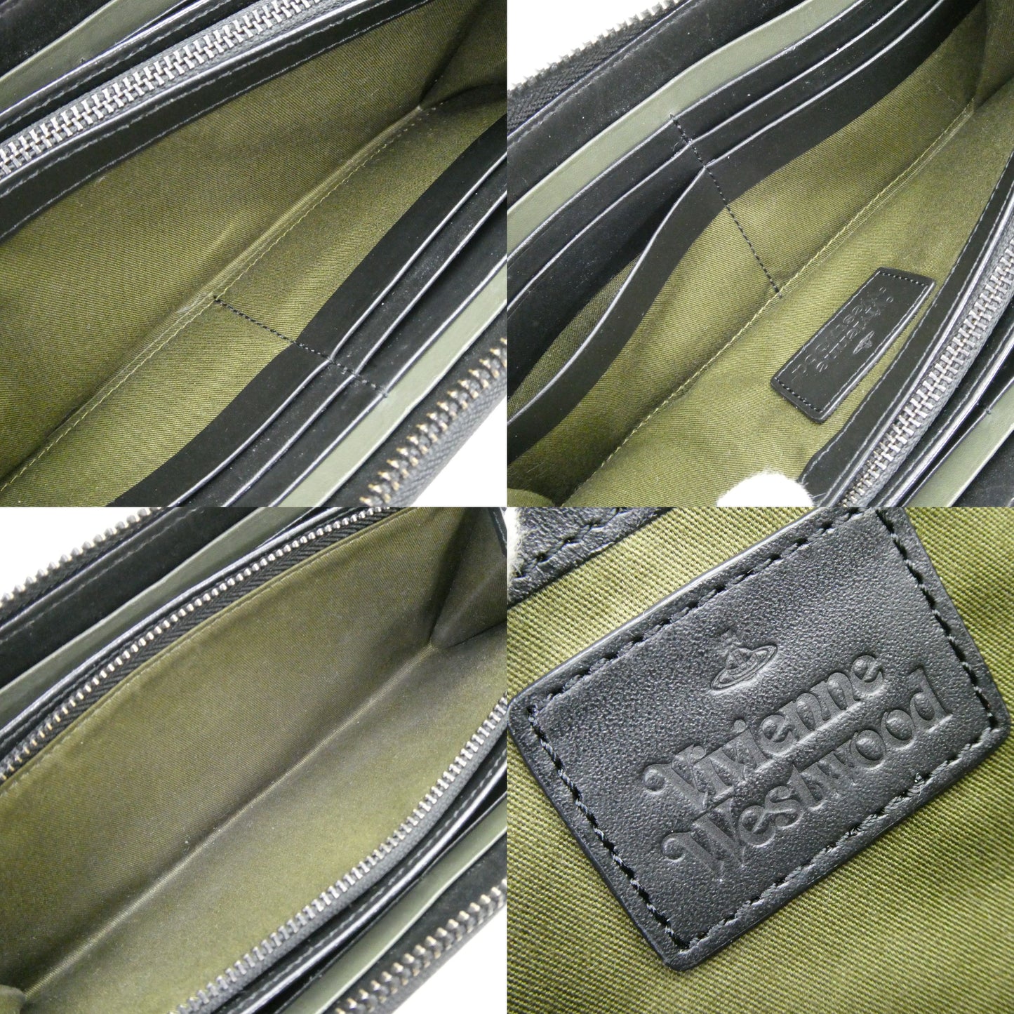 Vivienne Westwood Camo Orb Coated Long Wallet Size ONE SIZE