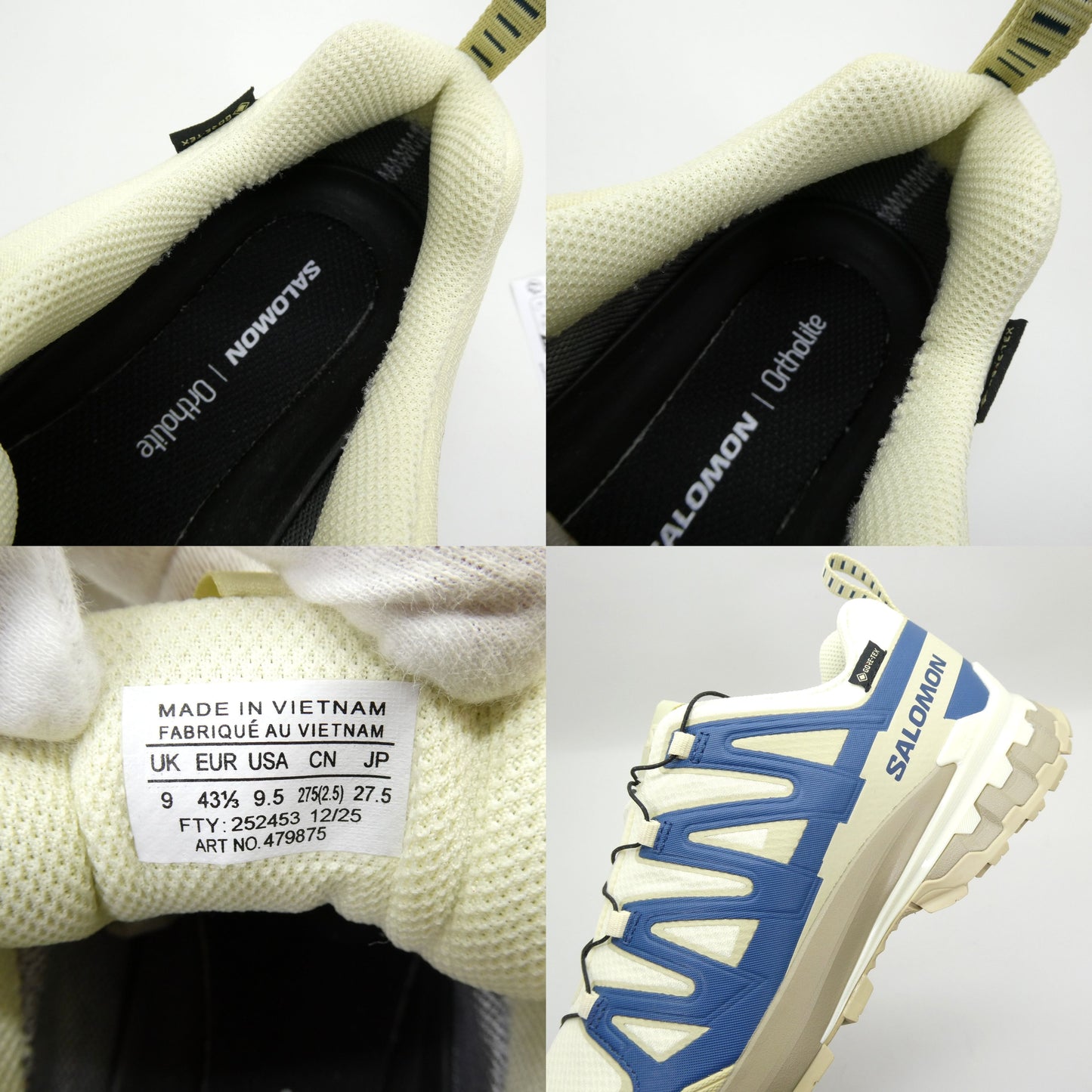 SALOMON XA Pro 3D V9 Gore-Tex Trail Sneakers White