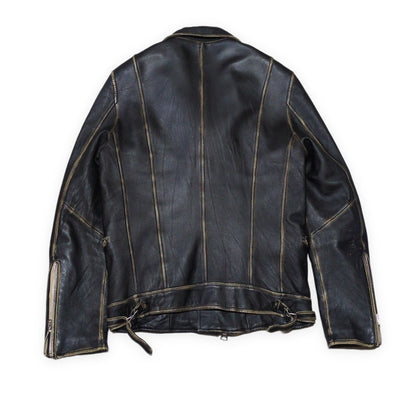 NANO universe Sheepskin Double Riders Jacket Size L