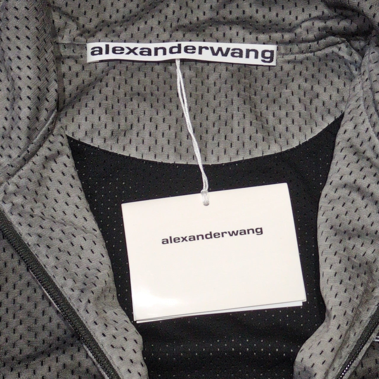 ALEXANDER WANG Perforated Mesh Track Jacket Size M