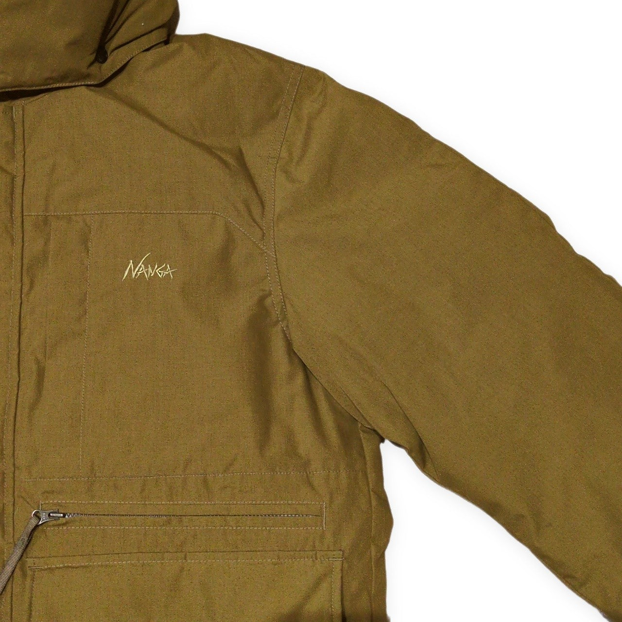 NANGA TAKIBI Flame-Retardant Down Jacket Green Size M