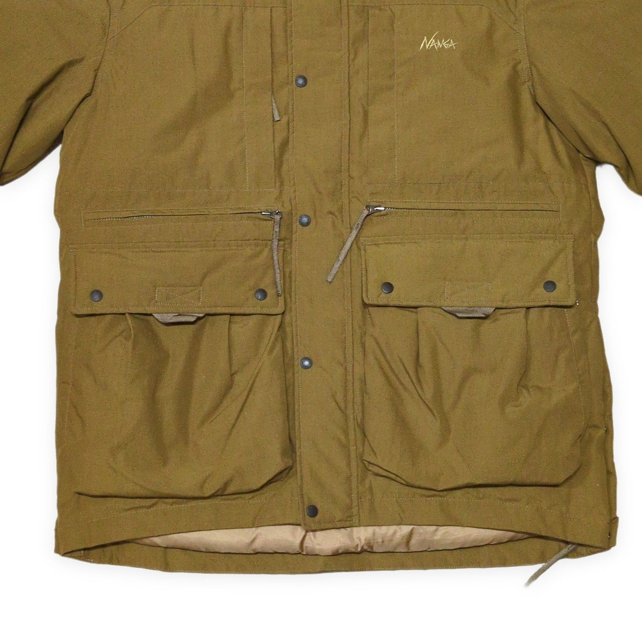 NANGA TAKIBI Flame-Retardant Down Jacket Green Size M