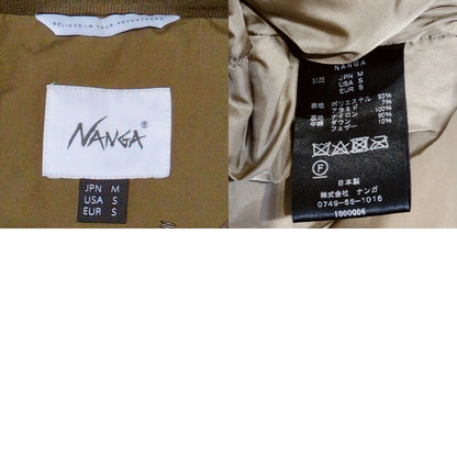 NANGA TAKIBI Flame-Retardant Down Jacket Green Size M