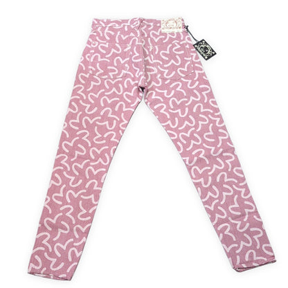 Evisu yamane 5500 All-Over Seagull Jacquard Pink Size 32
