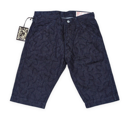 Evisu Yamane Seagull Jacquard Shorts Size 32