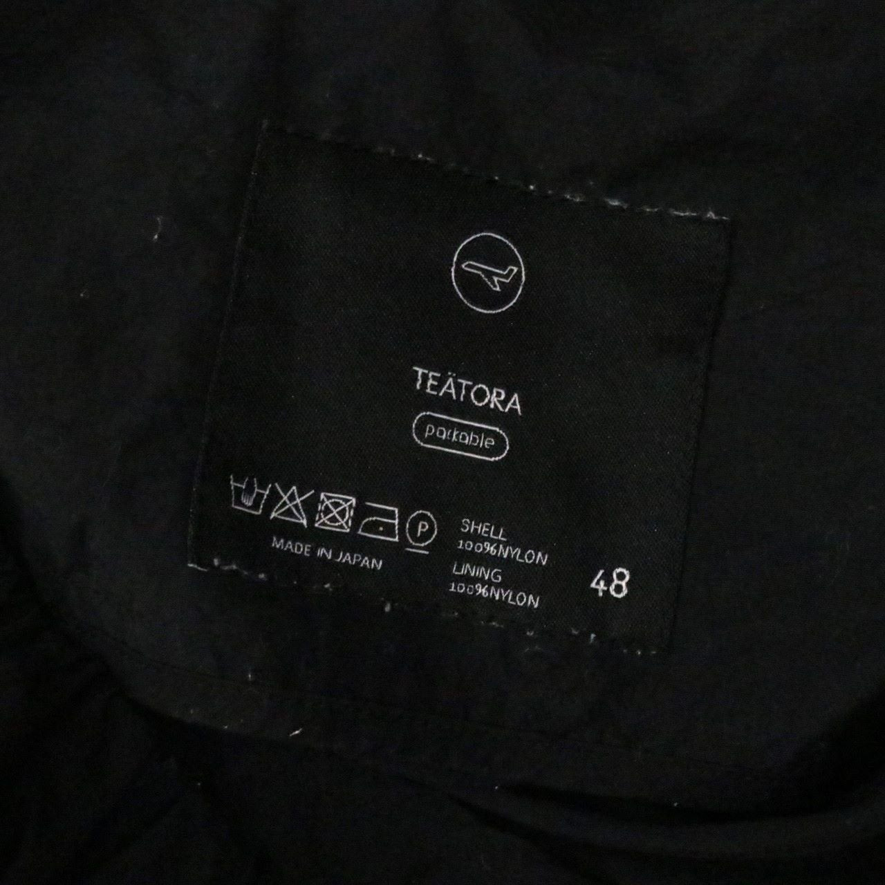 TEATORA Wallet Pants P Nylon Black Size 48