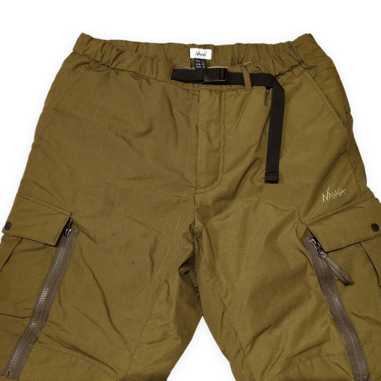 NANGA Takibi Down Pants Khaki Polyester Size L