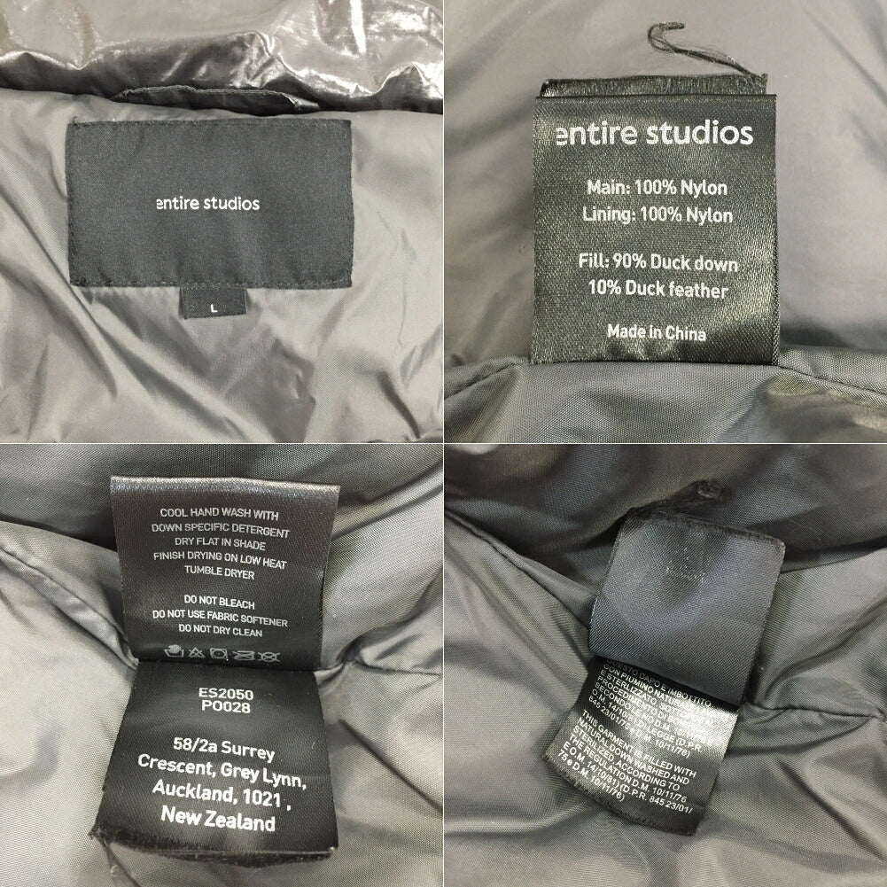 entire studios V2 Puffer Jacket Gray Size L