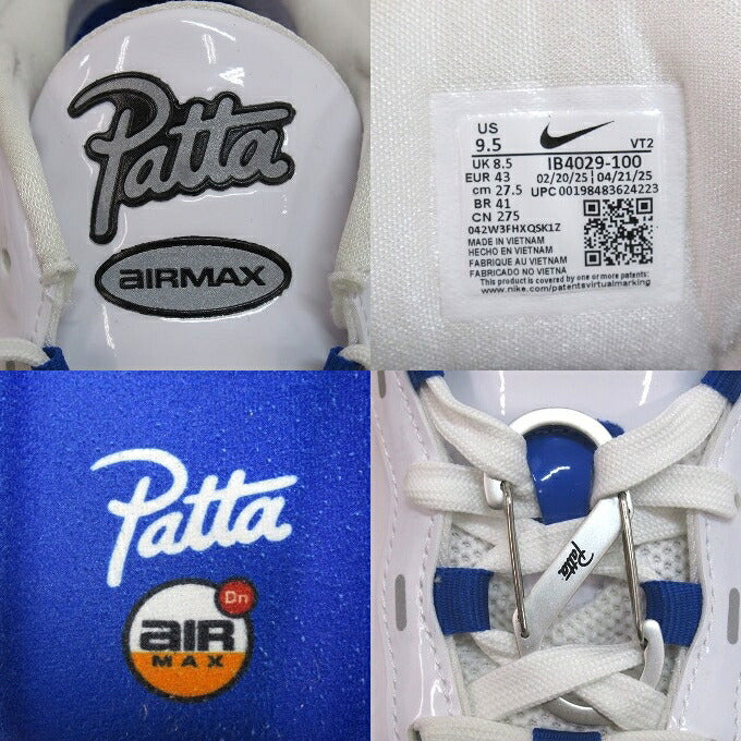 PATTA AIR MAX DN x Nike Multi Sneakers Size 27.5cm