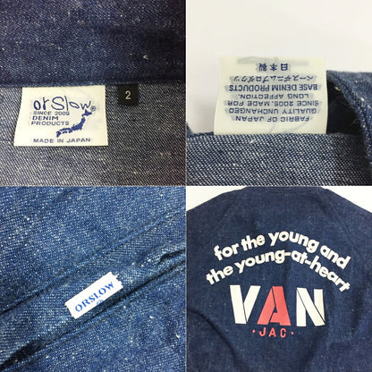 FREAK'S STORE x orSlow x VAN Navy Swing Top Size 2