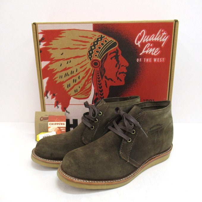CHIPPEWA 1955 Original Modern Suburban Boots Gray Size 8 1/2