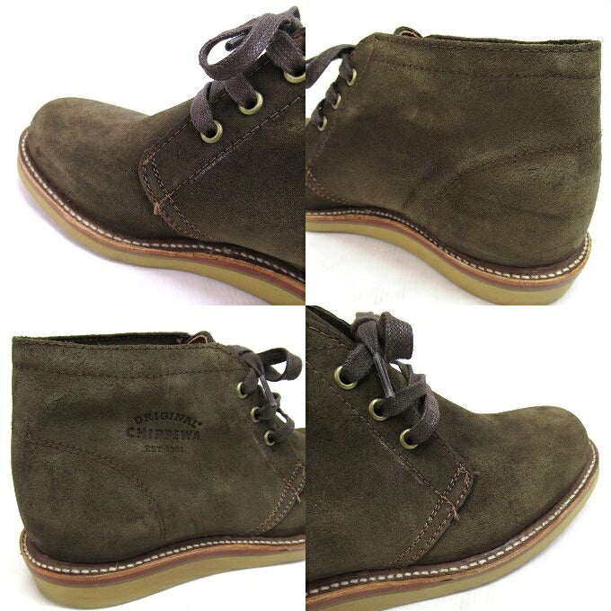 CHIPPEWA 1955 Original Modern Suburban Boots Gray Size 8 1/2
