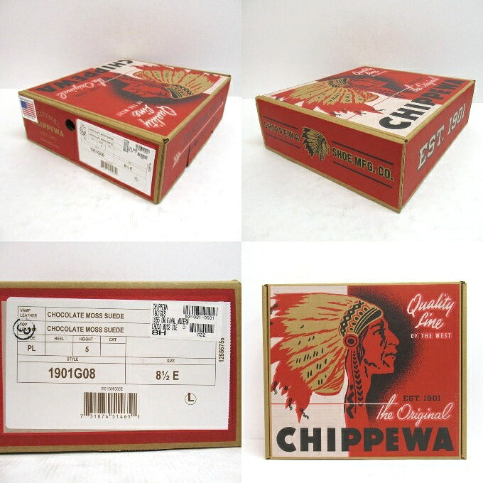 CHIPPEWA 1955 Original Modern Suburban Boots Gray Size 8 1/2