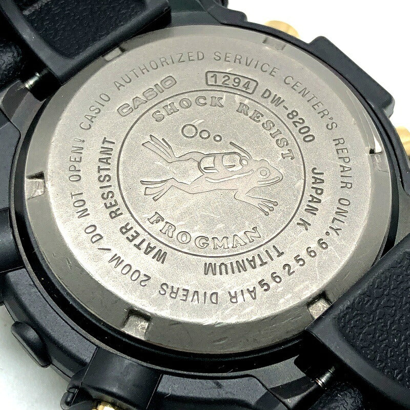 G-SHOCK FROGMAN DW-8200B-9A Titanium Watch Size ONE SIZE
