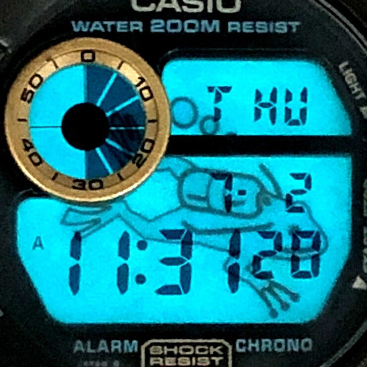 G-SHOCK DW-8200B-9A Gold Frogman Watch Size ONE SIZE