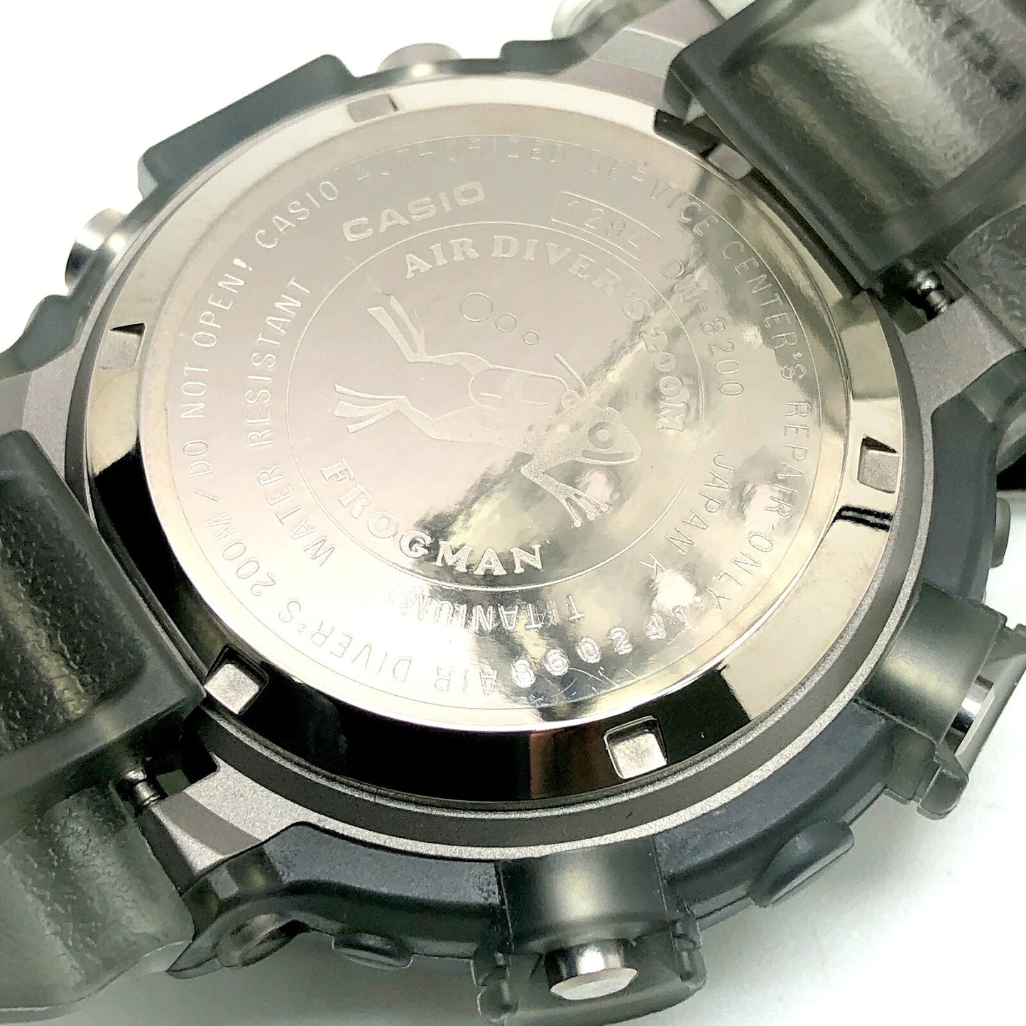 G-SHOCK Frogman Men in Smoke Ti Grey Watch Size ONE SIZE