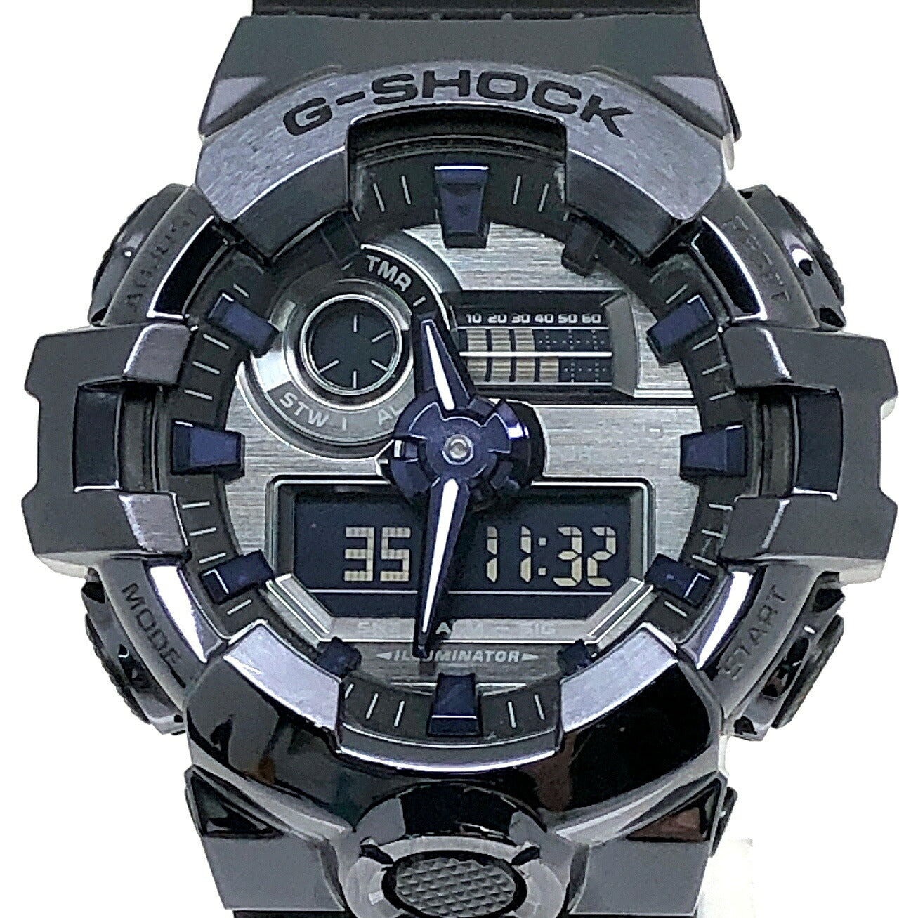 G-SHOCK Metal Covered Big Case Dark Purple Watch Size ONE SIZE