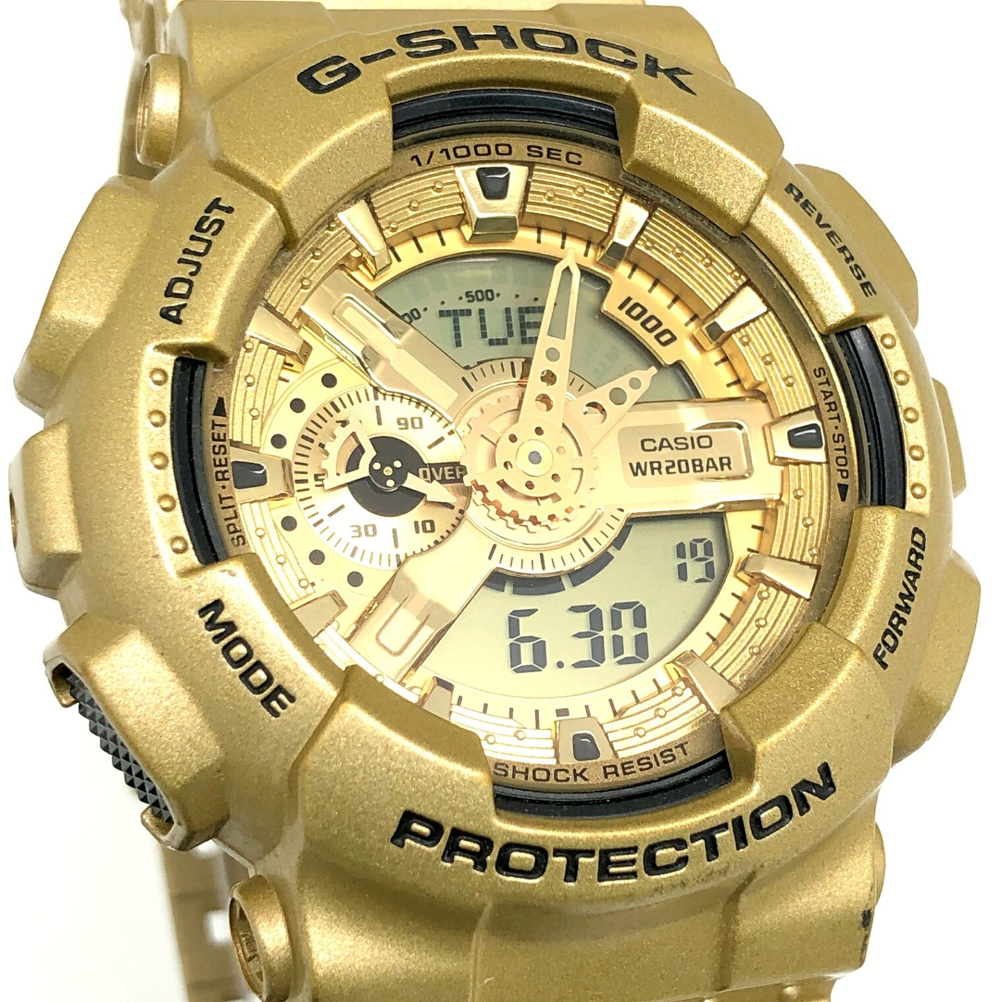 G-SHOCK Crazy Gold Ana-Digi Big Face LED Watch Size ONE SIZE