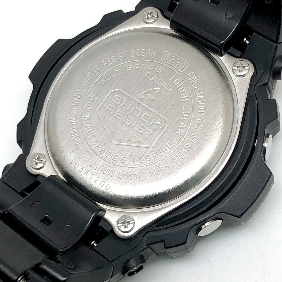 Casio G-SHOCK AWG-M100SBC-1 Tough Solar Multi-Band 6 Watch