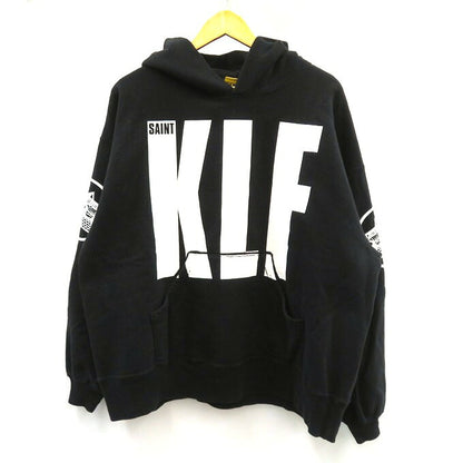 SAINT Mxxxxxx KLF Pullover Hoodie Black Size XL