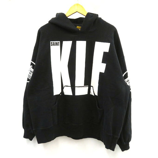 SAINT Mxxxxxx KLF Pullover Hoodie Black Size XL