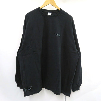 WTAPS 23AW PRTC/Long Sleeve Cotton Long Sleeve T-Shirt Black Size 04
