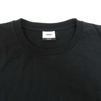 WTAPS 23AW PRTC/Long Sleeve Cotton Long Sleeve T-Shirt Black Size 04