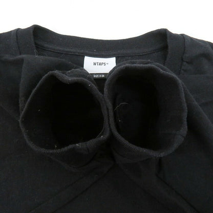 WTAPS 23AW PRTC/Long Sleeve Cotton Long Sleeve T-Shirt Black Size 04