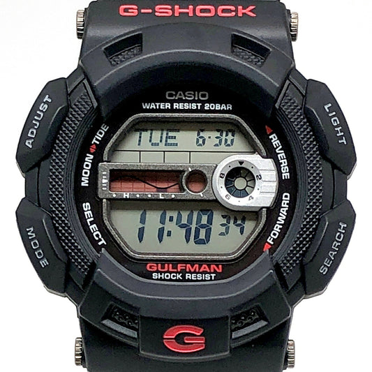 G-SHOCK G-9100-1 Gulfman Tide Watch Black Size ONE SIZE