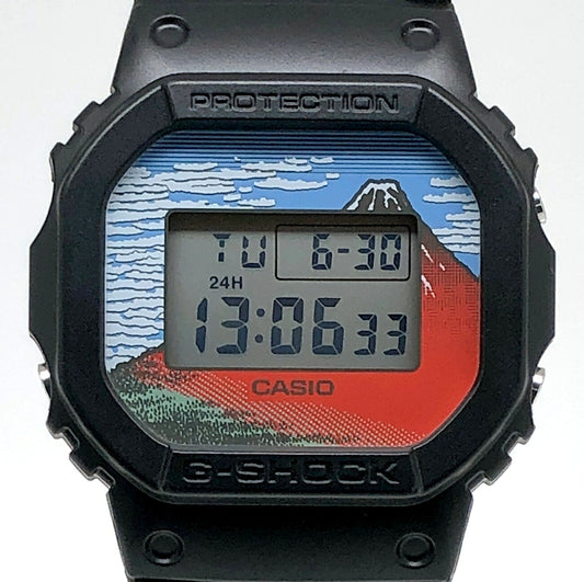 G-SHOCK DW-5600 Hokusai Fuji LED Watch Multi Size ONE SIZE