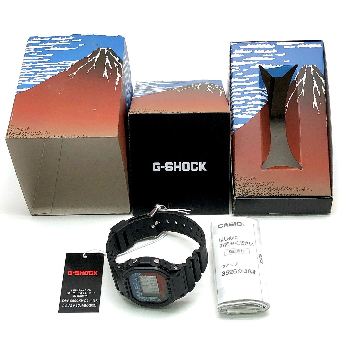 G-SHOCK DW-5600 Hokusai Fuji LED Watch Multi Size ONE SIZE