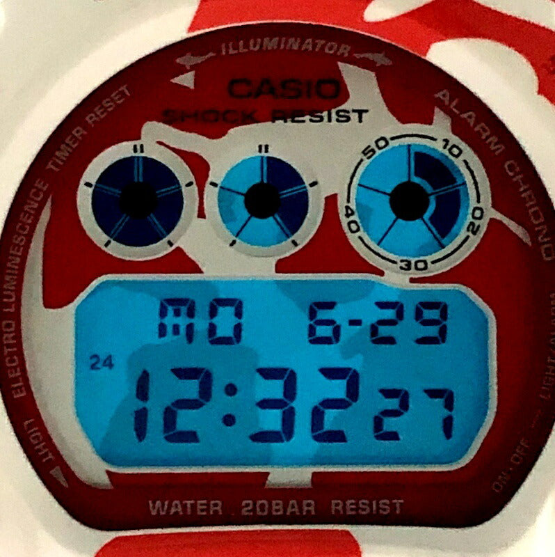 G-SHOCK Nishikigoi DW-6900JK-4 Red White Watch Size ONE SIZE