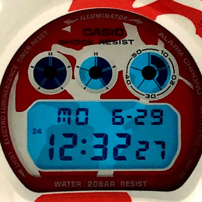 G-SHOCK Nishikigoi DW-6900JK-4 Red White Watch Size ONE SIZE