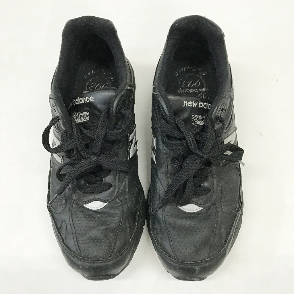 New Balance MR993LBK Black Sneakers Size 26.5