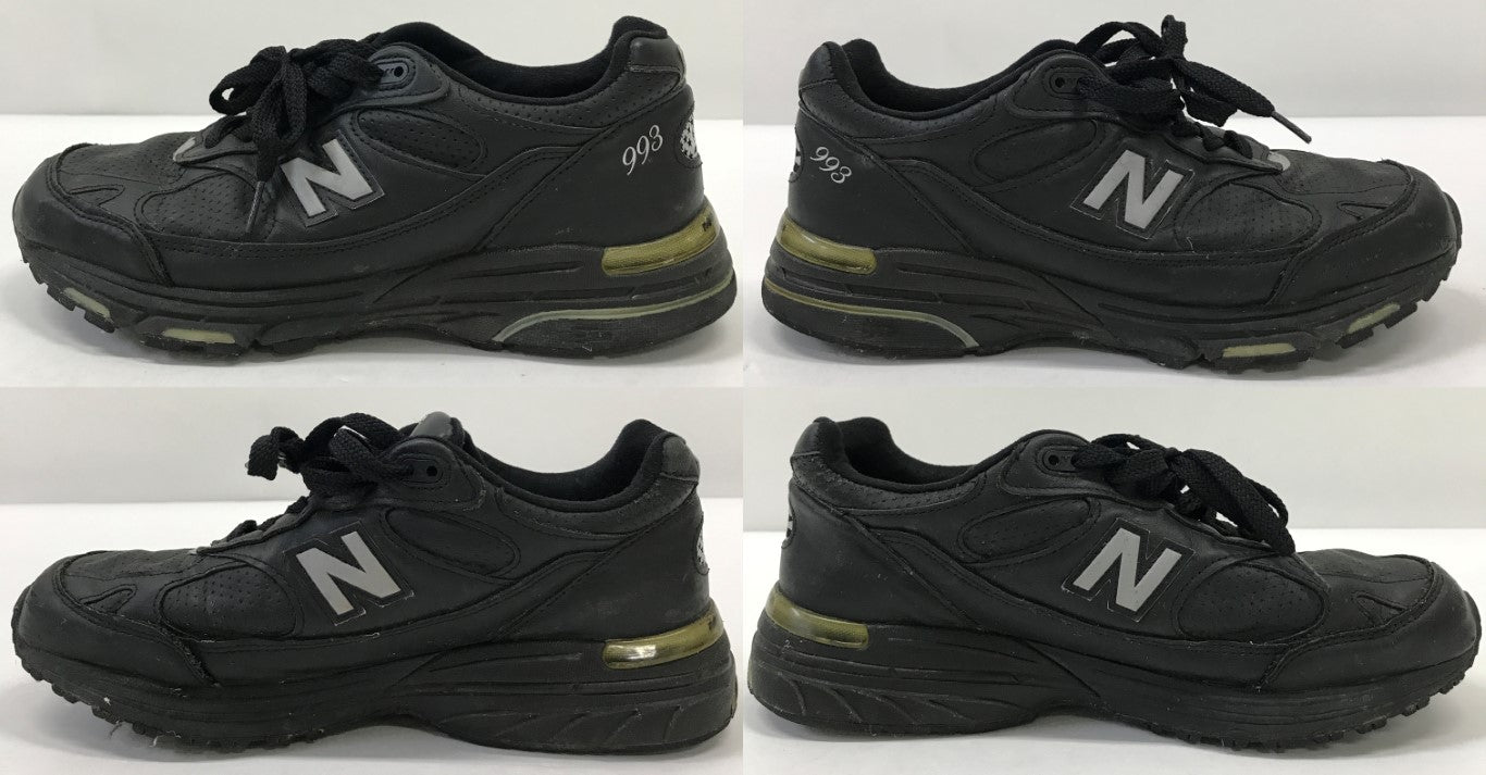 New Balance MR993LBK Black Sneakers Size 26.5