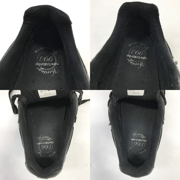 New Balance MR993LBK Black Sneakers Size 26.5
